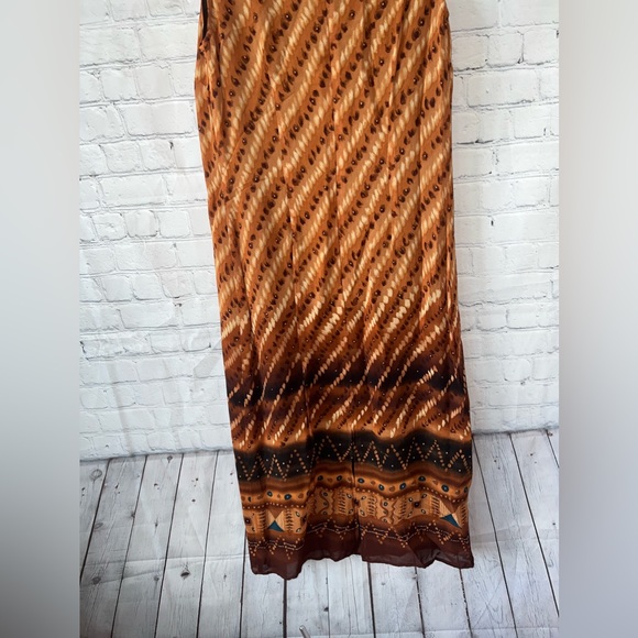 Coldwater Creek orange & brown cheetah print dress size S - Picture 10 of 10